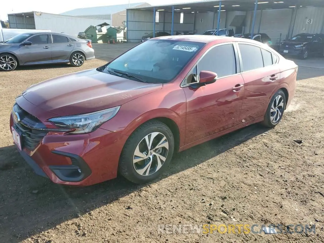 1 Photograph of a damaged car 4S3BWAF62R3014678 SUBARU LEGACY 2024