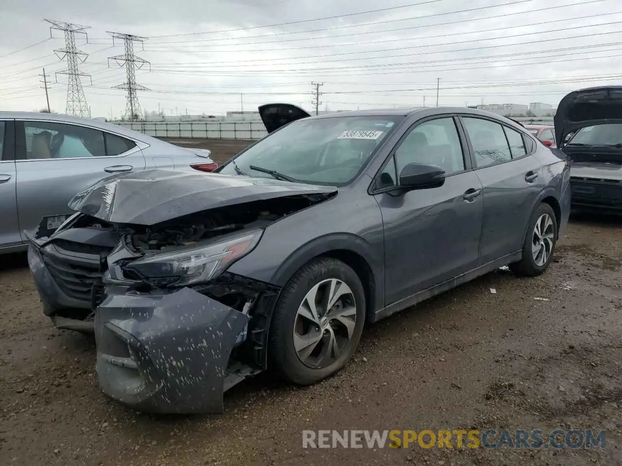 1 Photograph of a damaged car 4S3BWAF63R3021199 SUBARU LEGACY 2024