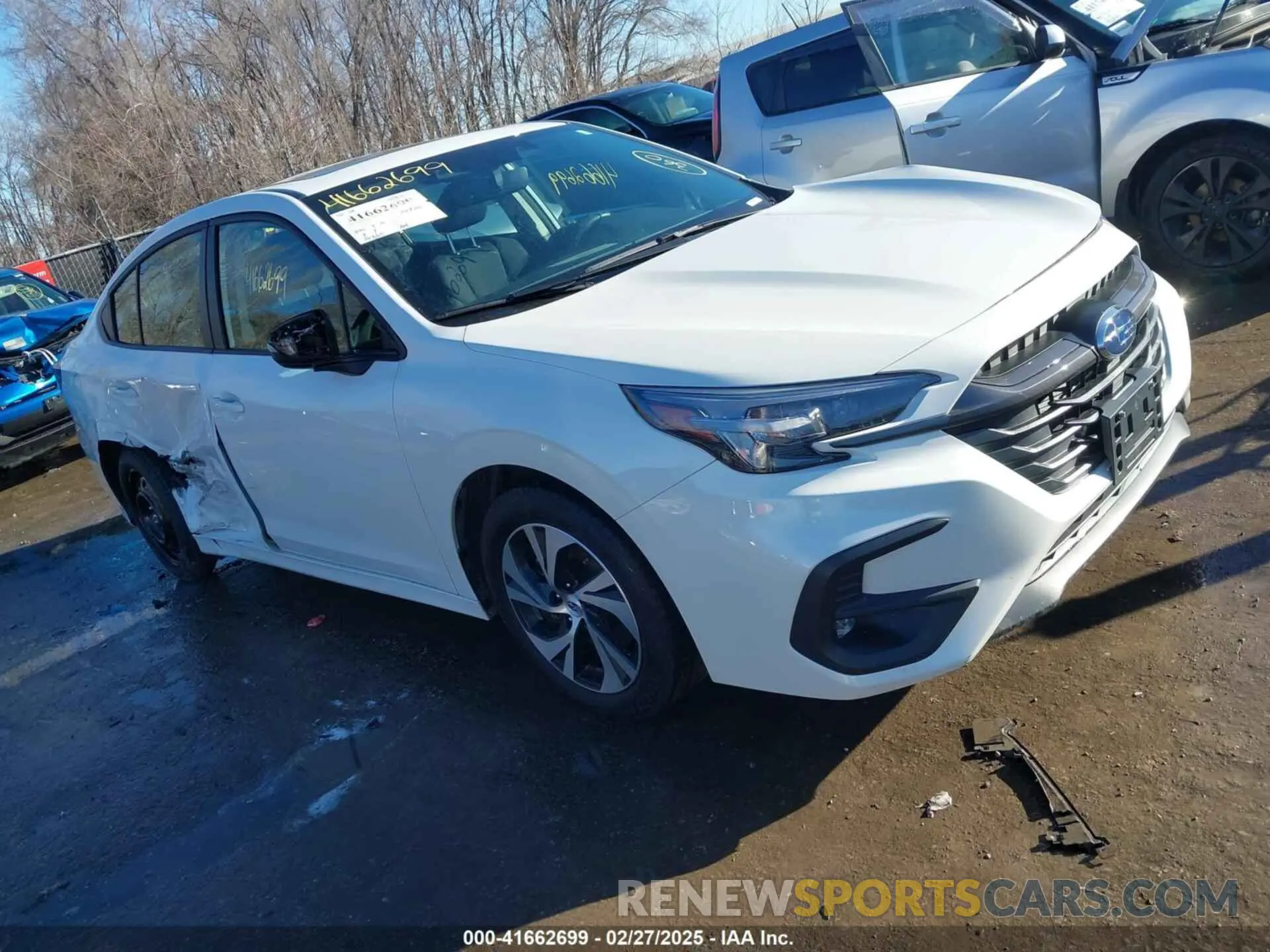 1 Photograph of a damaged car 4S3BWAF67R3009928 SUBARU LEGACY 2024