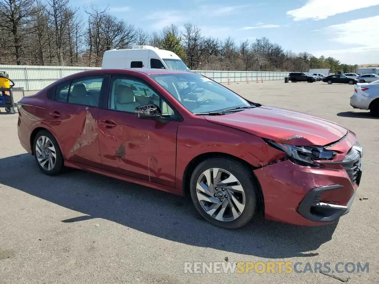 4 Photograph of a damaged car 4S3BWAN61R3022627 SUBARU LEGACY 2024