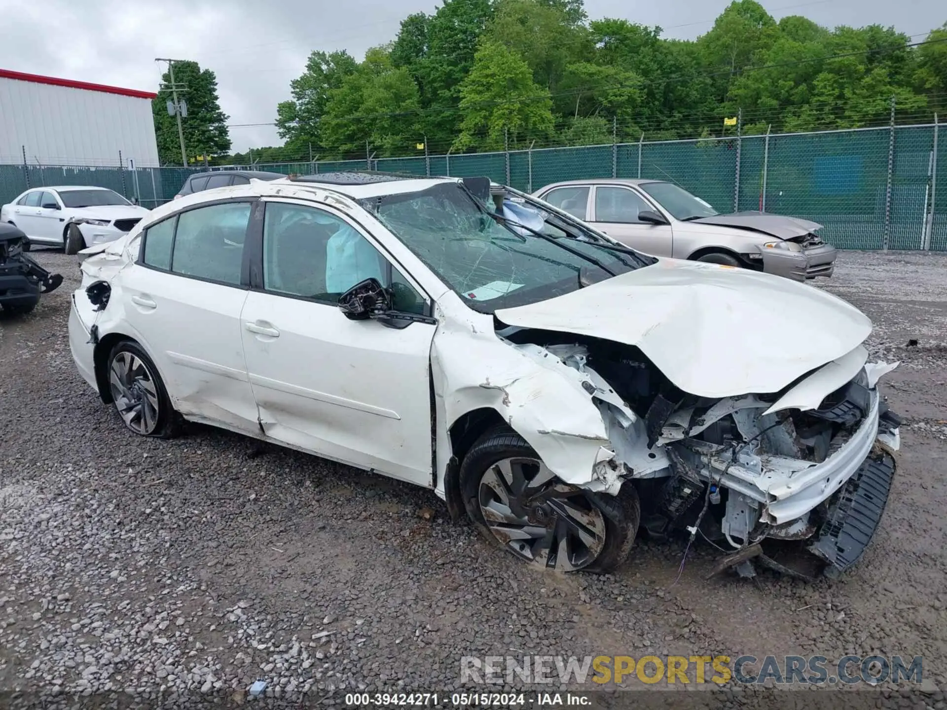 1 Photograph of a damaged car 4S3BWAN61R3025091 SUBARU LEGACY 2024