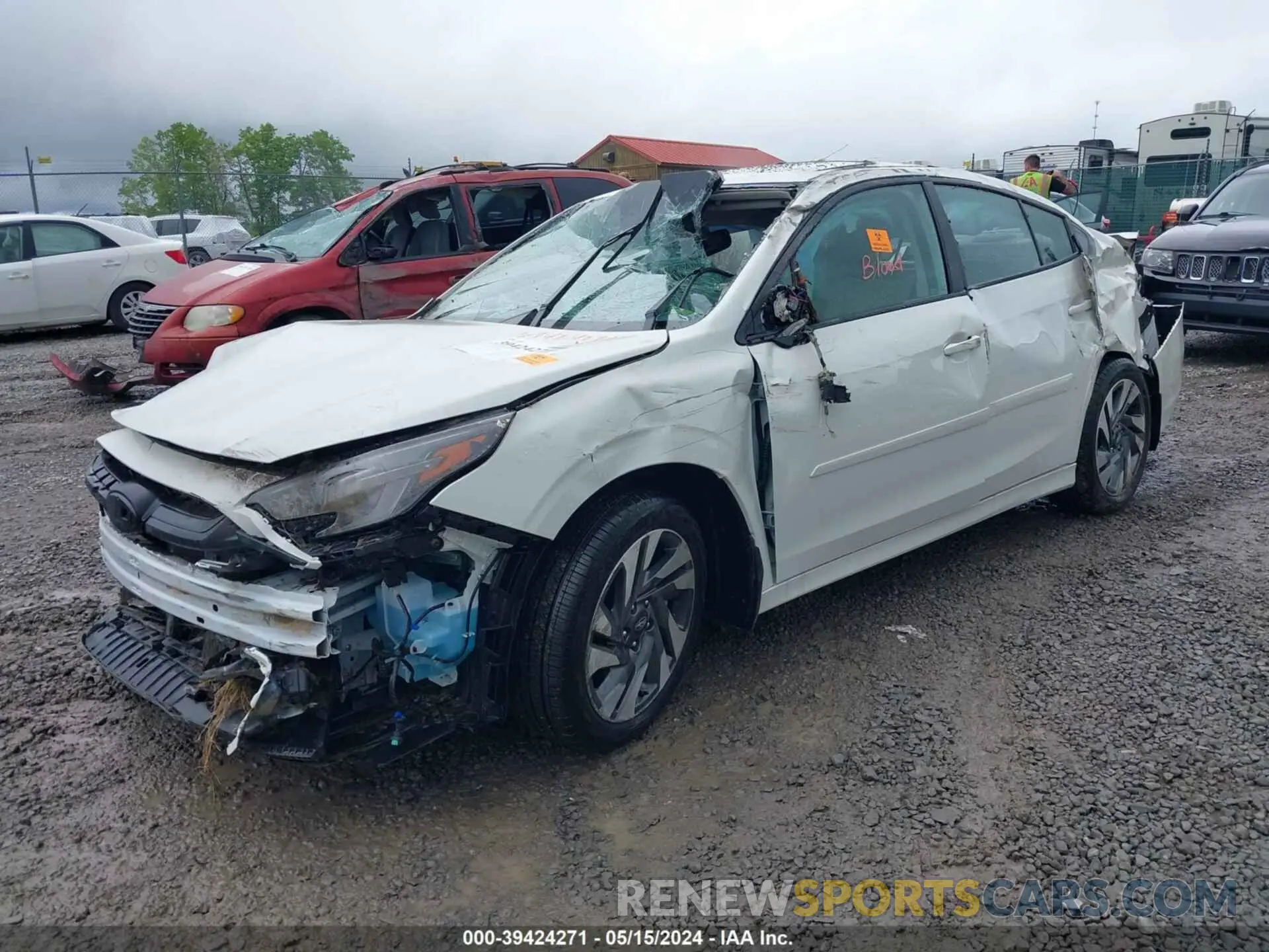 2 Photograph of a damaged car 4S3BWAN61R3025091 SUBARU LEGACY 2024