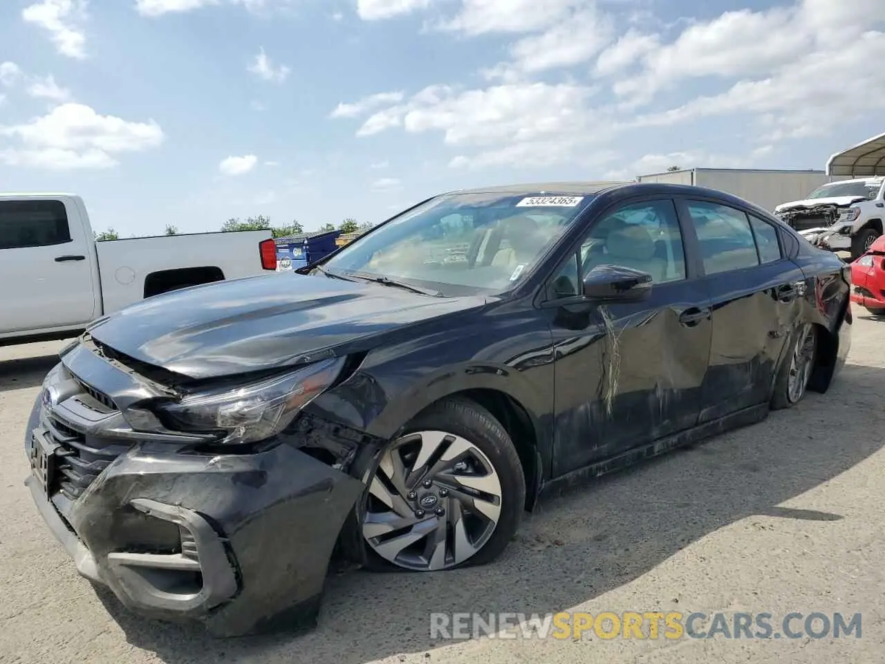 1 Photograph of a damaged car 4S3BWAN62R3024077 SUBARU LEGACY 2024