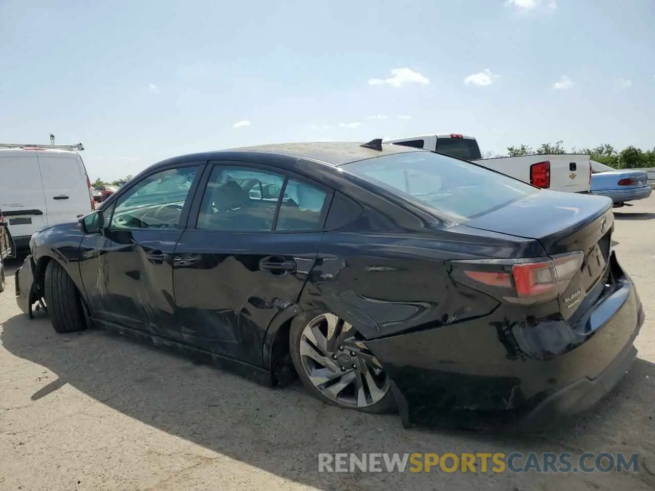 2 Photograph of a damaged car 4S3BWAN62R3024077 SUBARU LEGACY 2024
