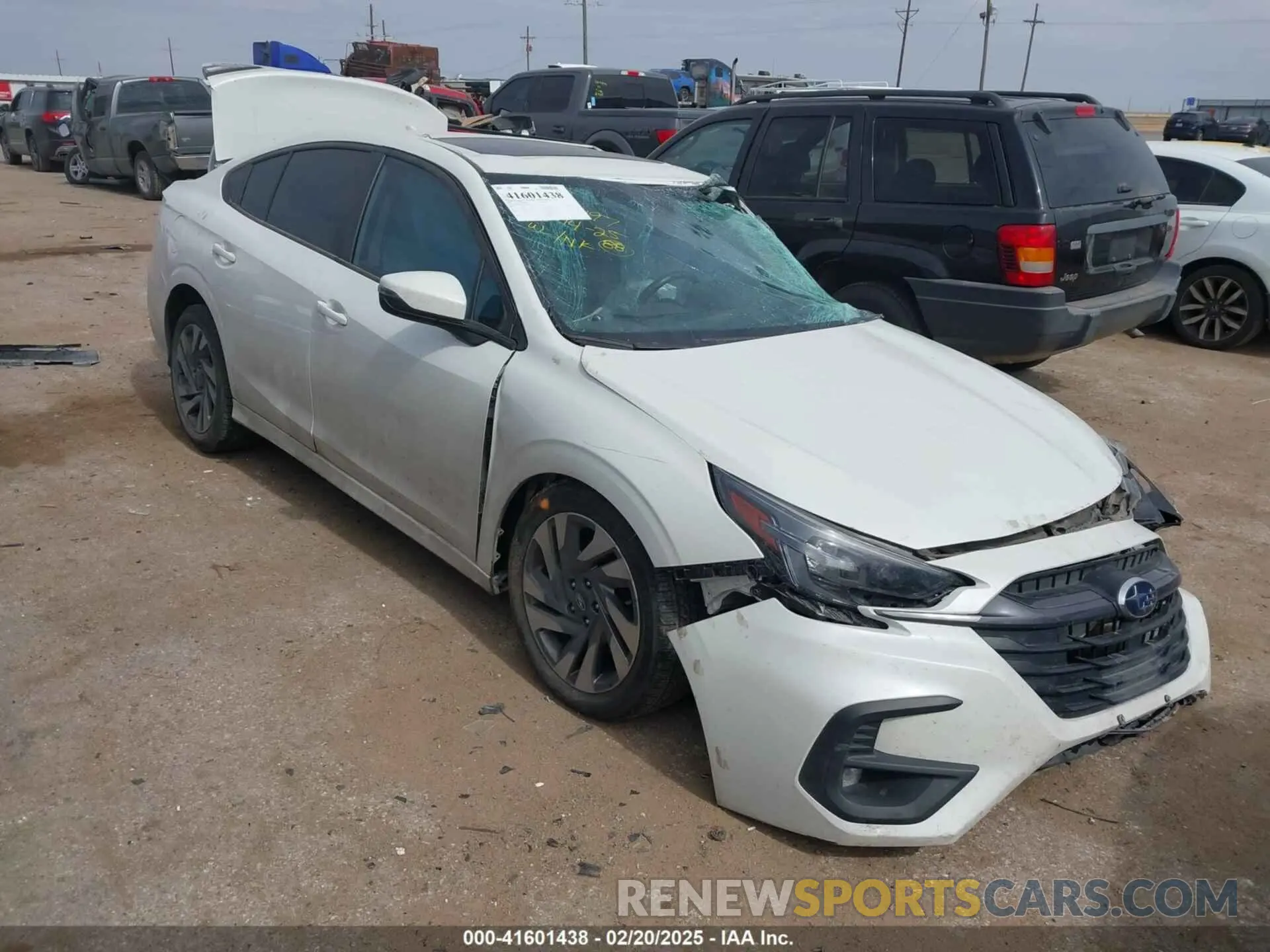 1 Photograph of a damaged car 4S3BWAN63R3021558 SUBARU LEGACY 2024