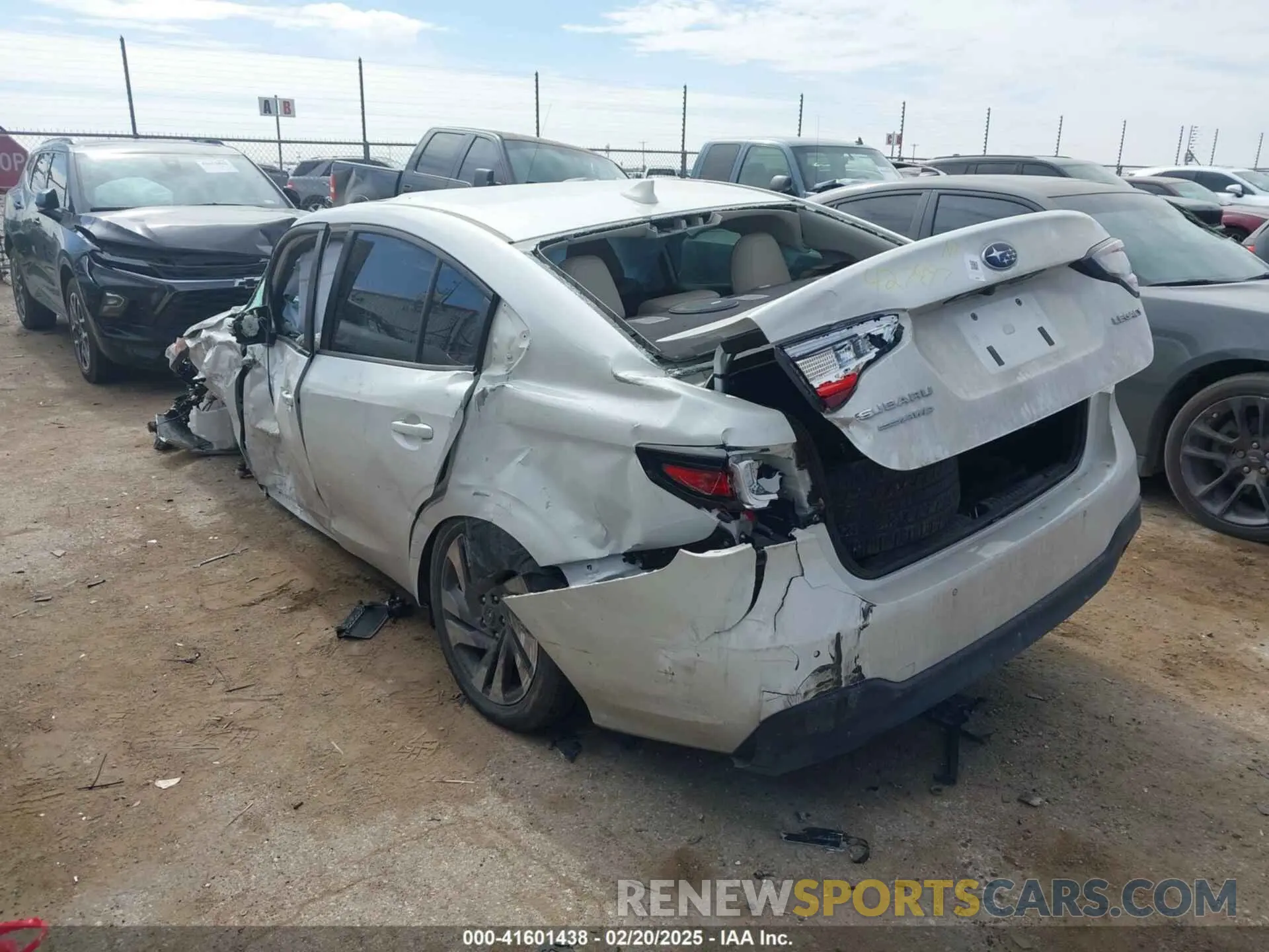 3 Photograph of a damaged car 4S3BWAN63R3021558 SUBARU LEGACY 2024