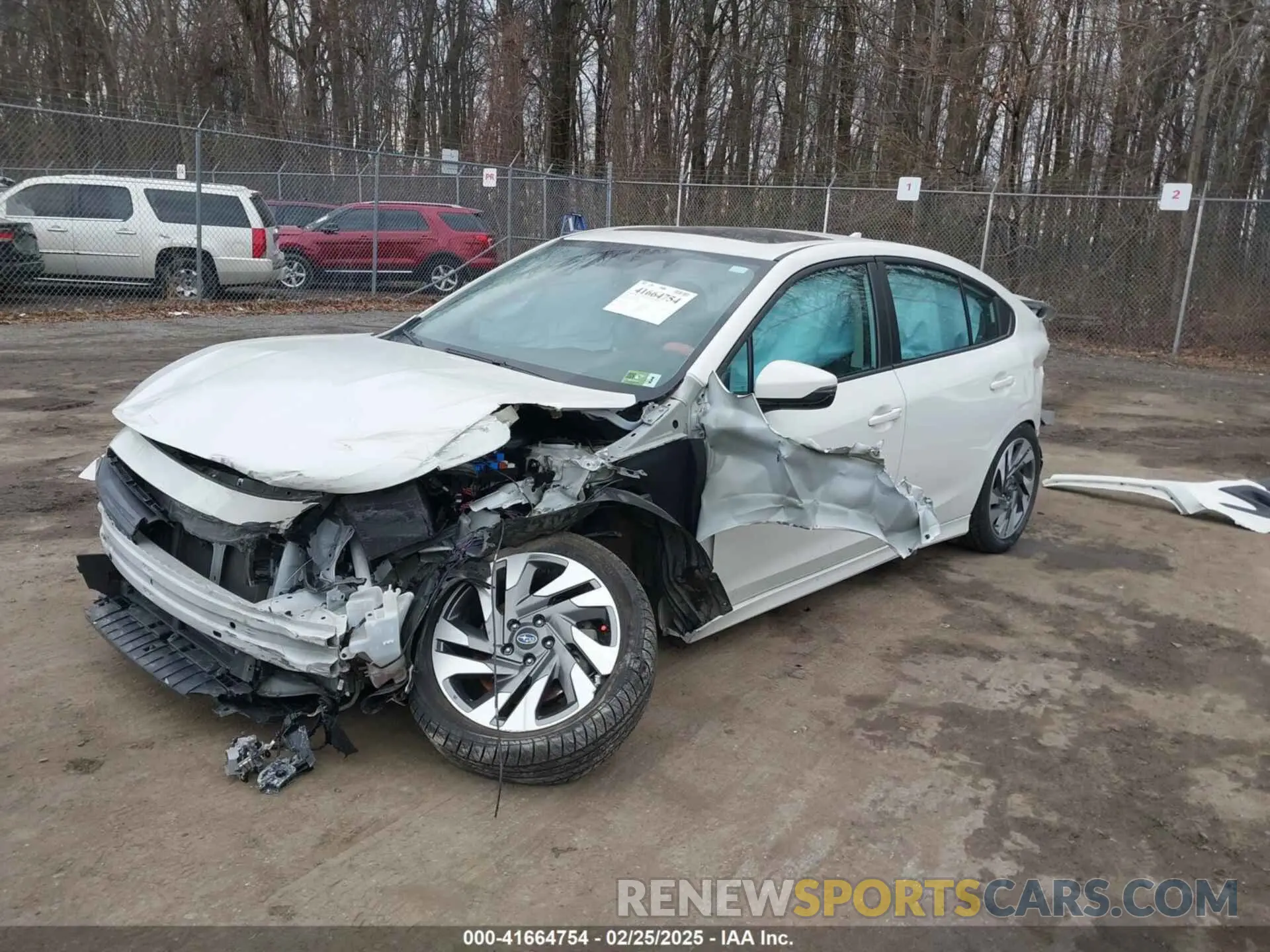 2 Photograph of a damaged car 4S3BWAN65R3007144 SUBARU LEGACY 2024