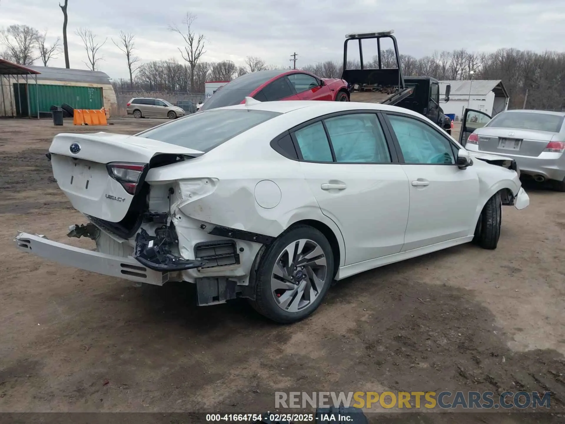 4 Photograph of a damaged car 4S3BWAN65R3007144 SUBARU LEGACY 2024