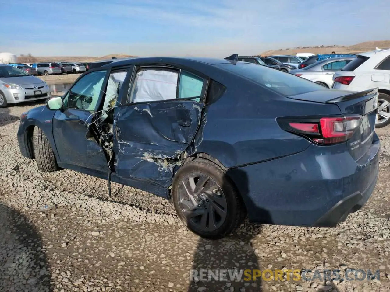 2 Photograph of a damaged car 4S3BWGG68R3004478 SUBARU LEGACY 2024