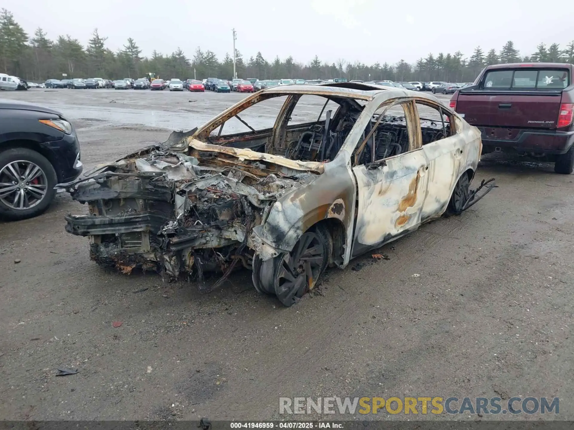 2 Photograph of a damaged car 4S3BWGP66R3011672 SUBARU LEGACY 2024