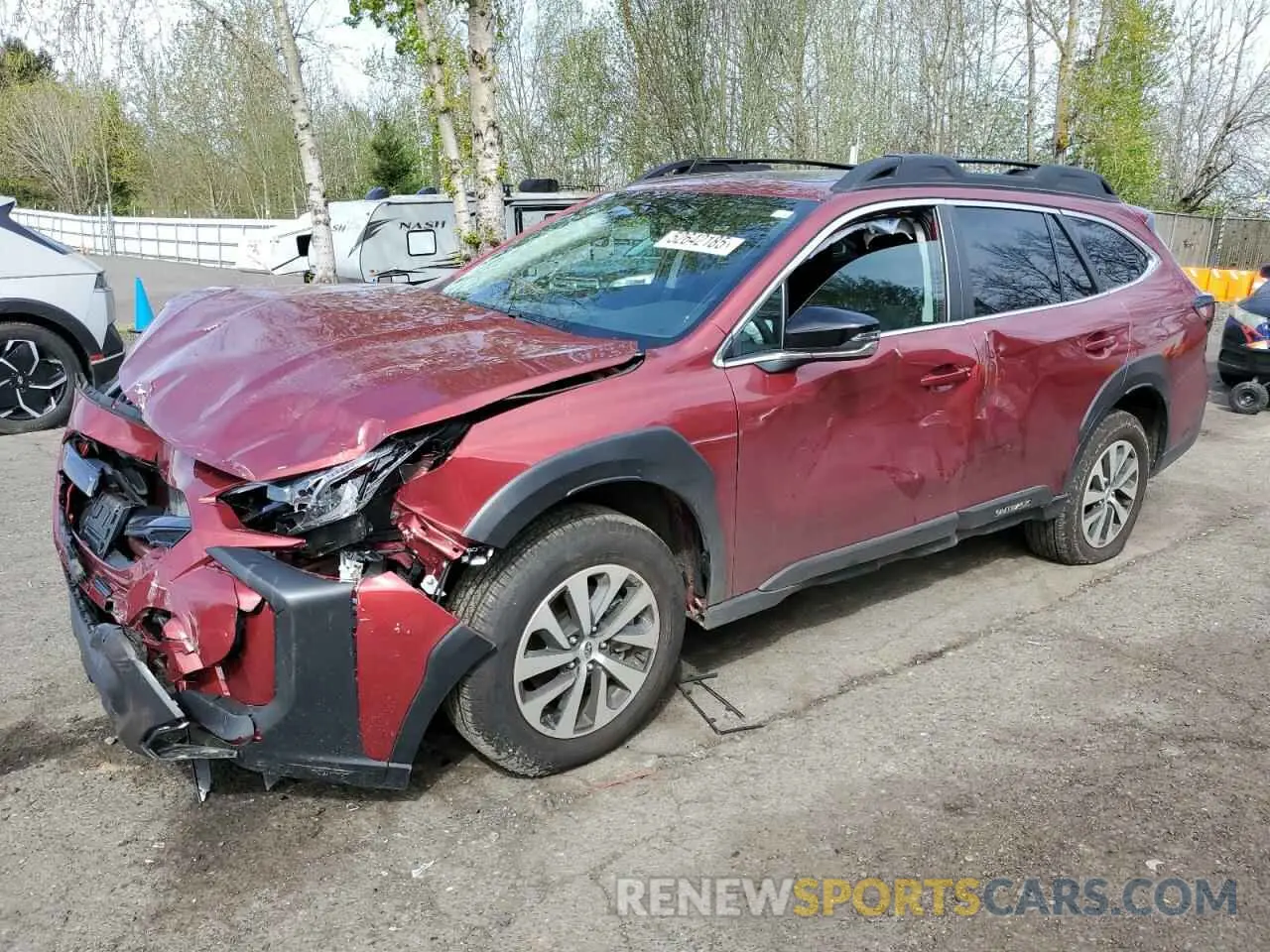 1 Photograph of a damaged car 4S4BTAFC6R3229894 SUBARU LEGACY 2024