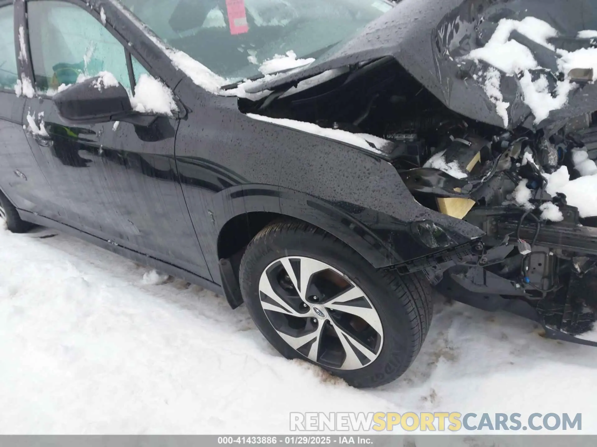 1 Photograph of a damaged car 4S3BWAB60S3006834 SUBARU LEGACY 2025