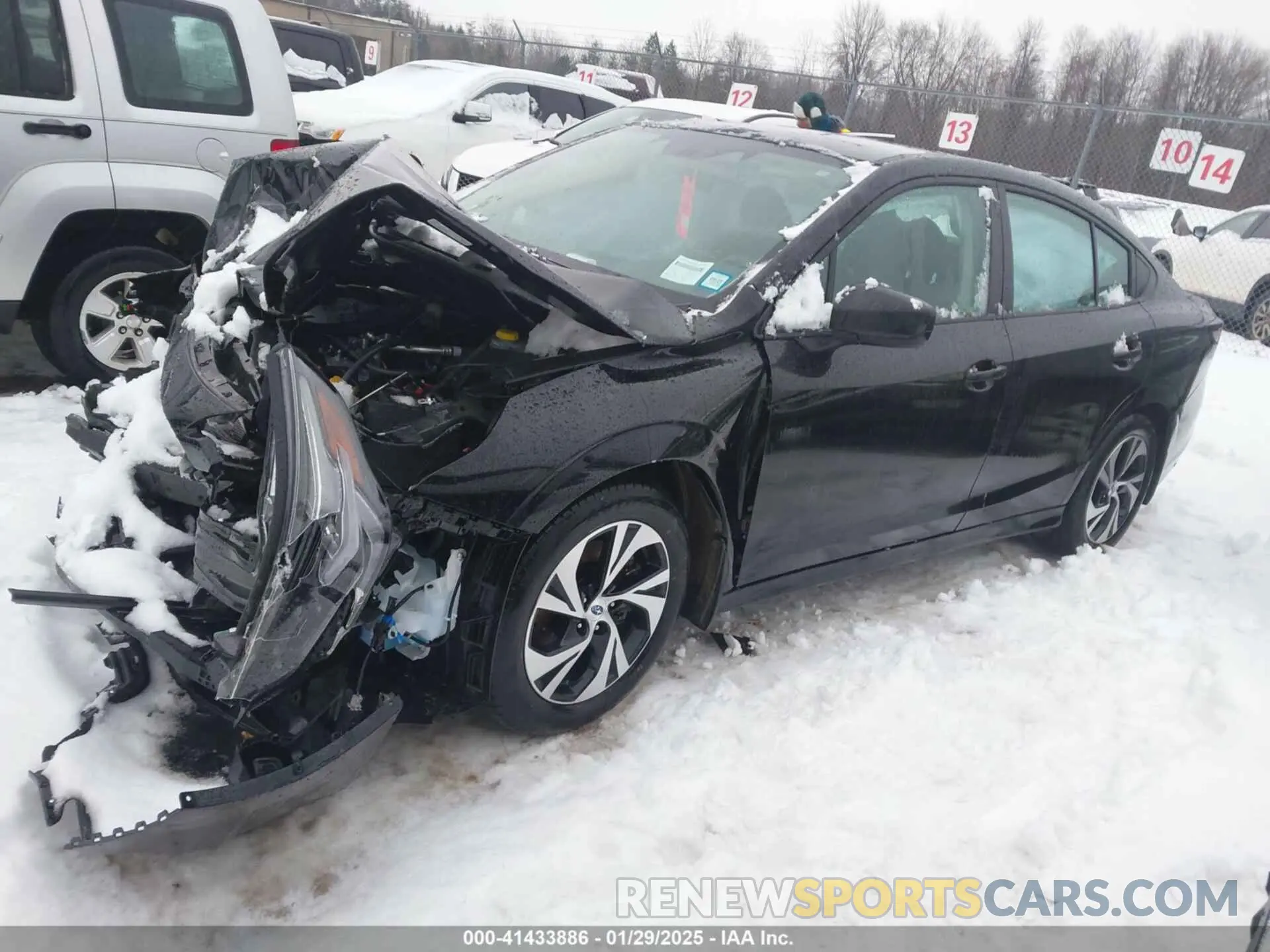 2 Photograph of a damaged car 4S3BWAB60S3006834 SUBARU LEGACY 2025