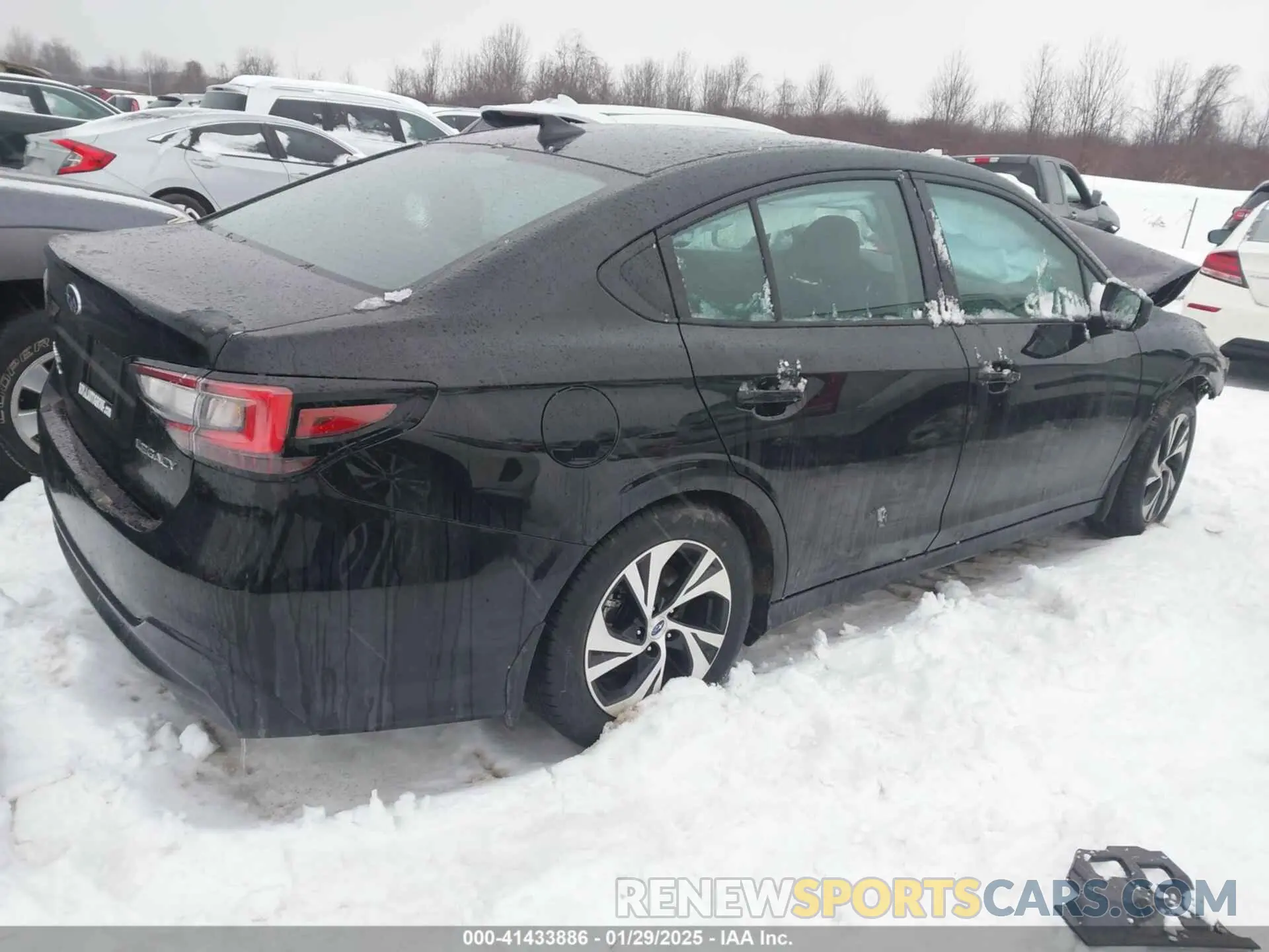 4 Photograph of a damaged car 4S3BWAB60S3006834 SUBARU LEGACY 2025
