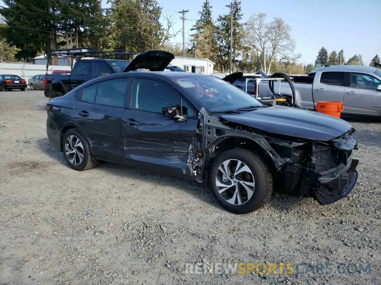 4 Photograph of a damaged car 4S3BWAC61S3017520 SUBARU LEGACY 2025