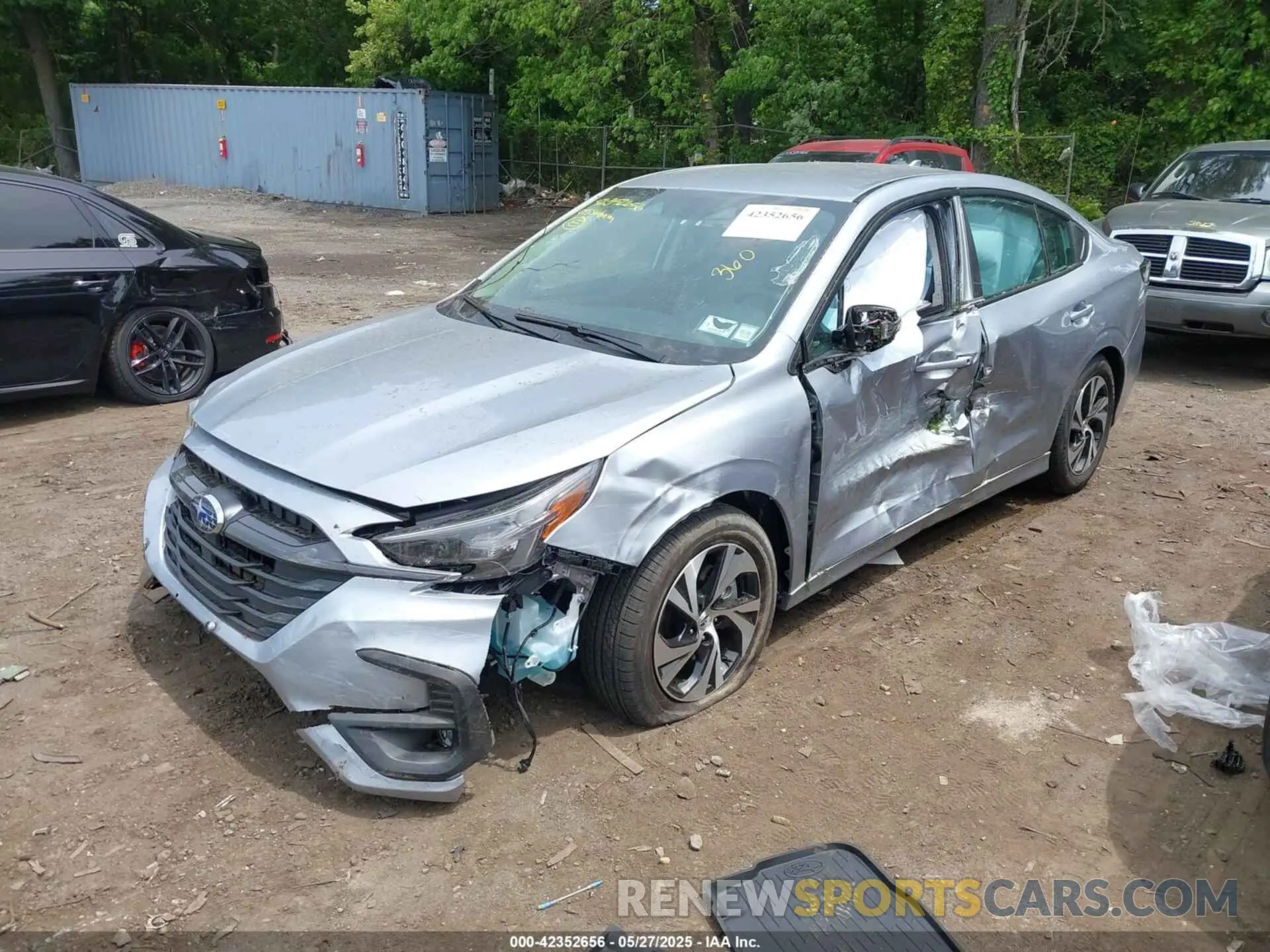 2 Photograph of a damaged car 4S3BWAD67S3014569 SUBARU LEGACY 2025