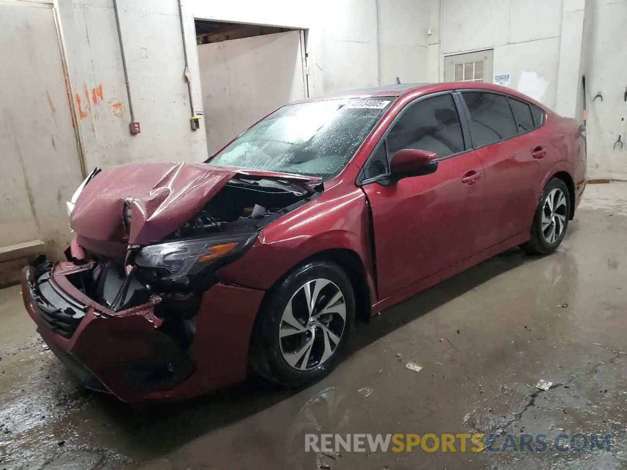 1 Photograph of a damaged car 4S3BWAF61S3014600 SUBARU LEGACY 2025