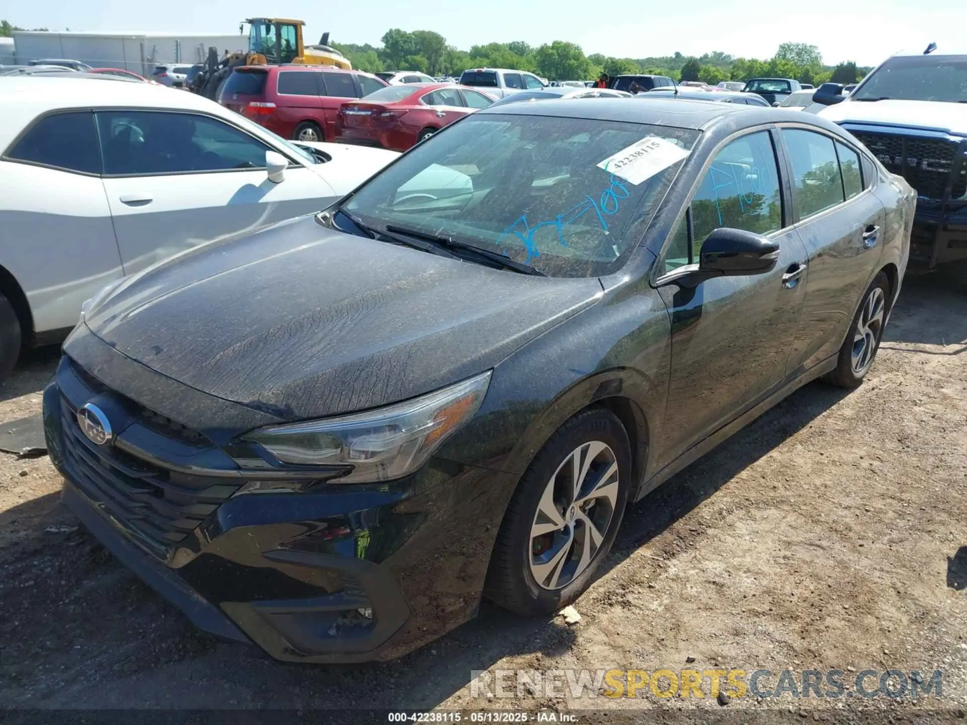 2 Photograph of a damaged car 4S3BWAF63S3003095 SUBARU LEGACY 2025