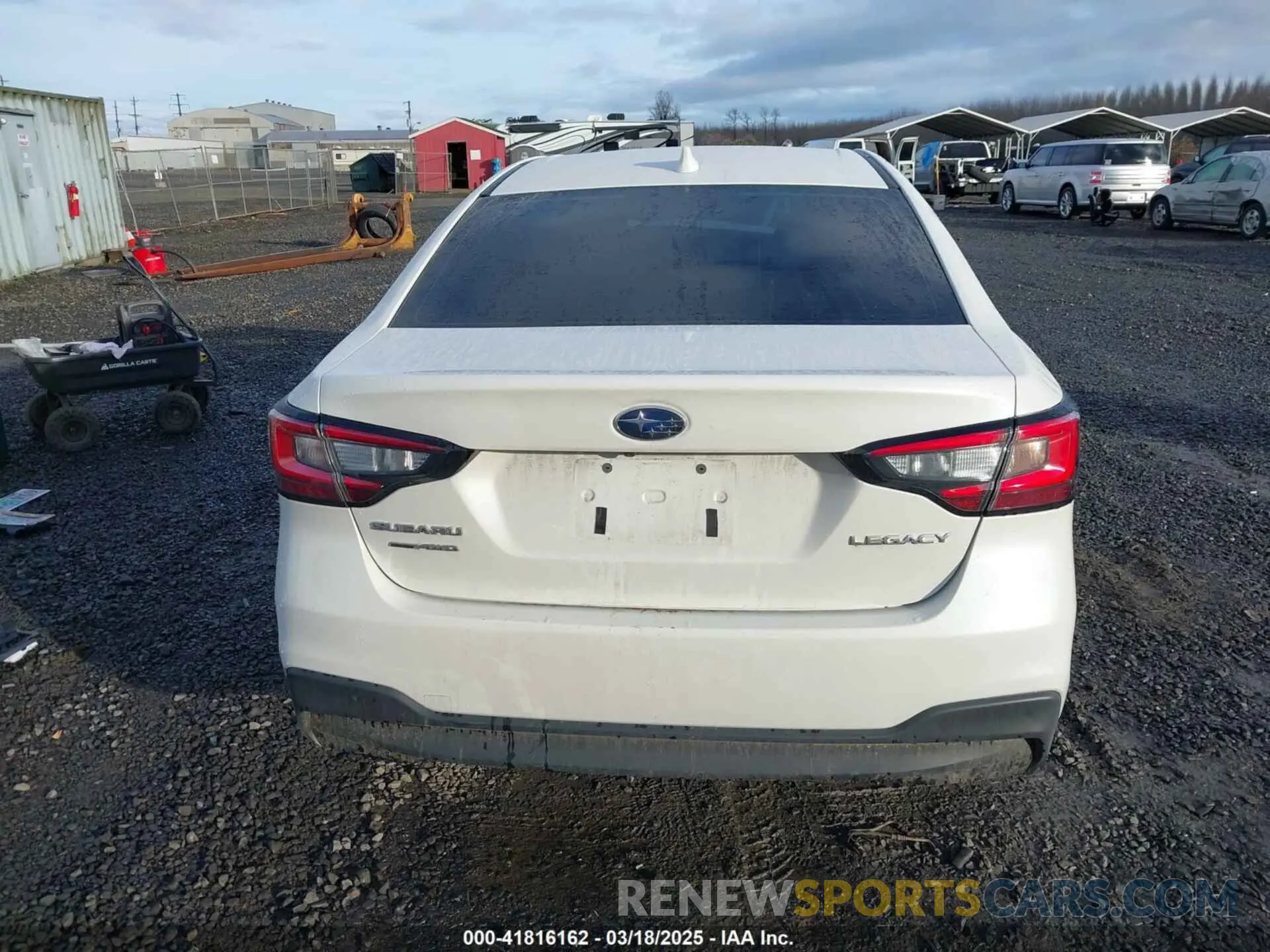16 Photograph of a damaged car 4S3BWAF68S3002623 SUBARU LEGACY 2025