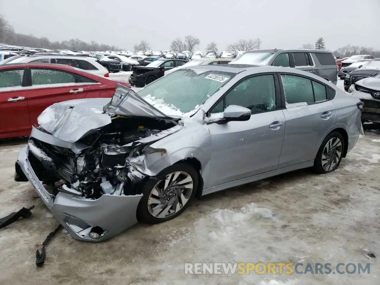1 Photograph of a damaged car 4S3BWAN60S3014430 SUBARU LEGACY 2025