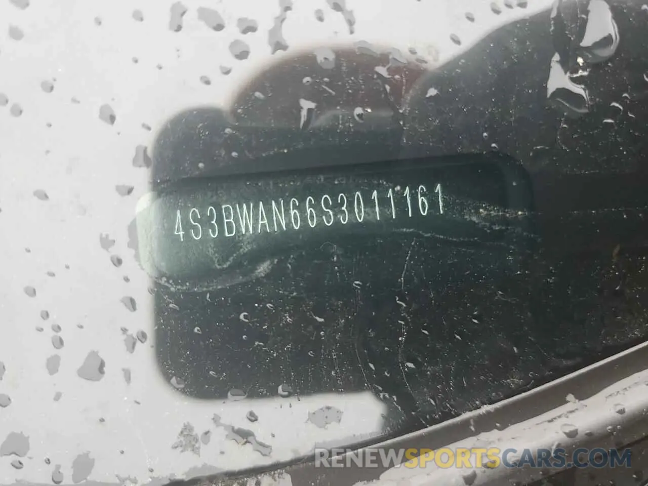 13 Photograph of a damaged car 4S3BWAN66S3011161 SUBARU LEGACY 2025