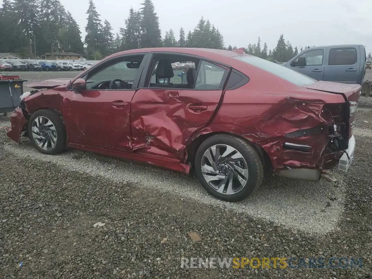 2 Photograph of a damaged car 4S3BWAN66S3011161 SUBARU LEGACY 2025