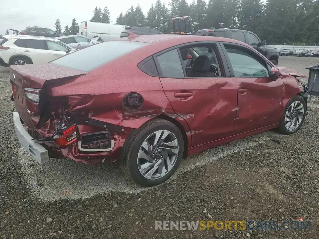 3 Photograph of a damaged car 4S3BWAN66S3011161 SUBARU LEGACY 2025