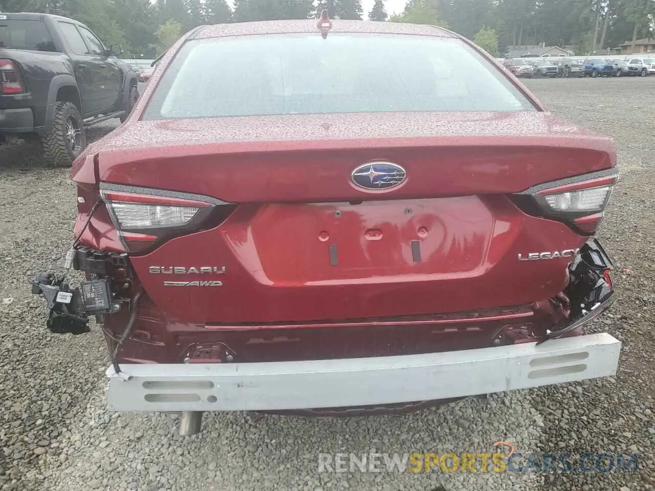 6 Photograph of a damaged car 4S3BWAN66S3011161 SUBARU LEGACY 2025