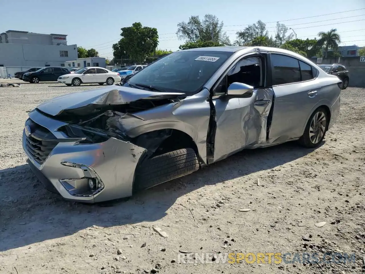 1 Photograph of a damaged car 4S3BWGP65S3004170 SUBARU LEGACY 2025