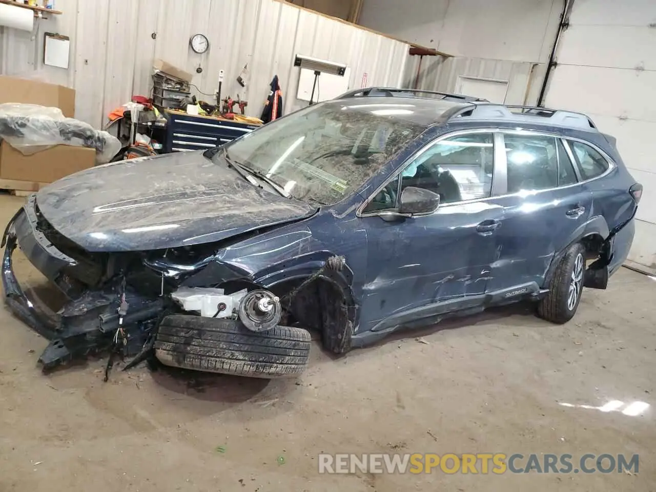 1 Photograph of a damaged car 4S4BTAAC4S3100355 SUBARU LEGACY 2025