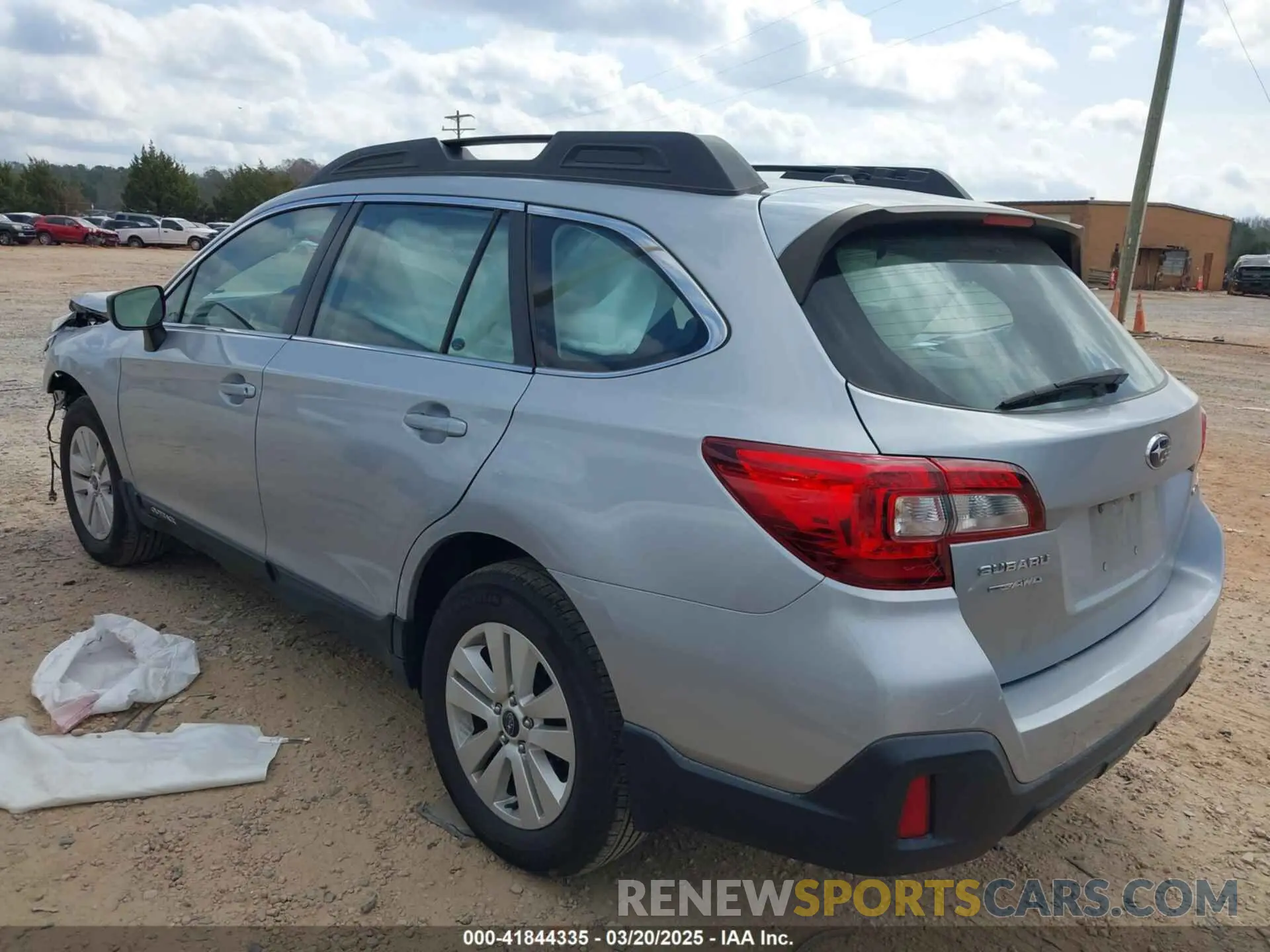 3 Photograph of a damaged car 4S4BSABC0K3377392 SUBARU OUTBACK 2019