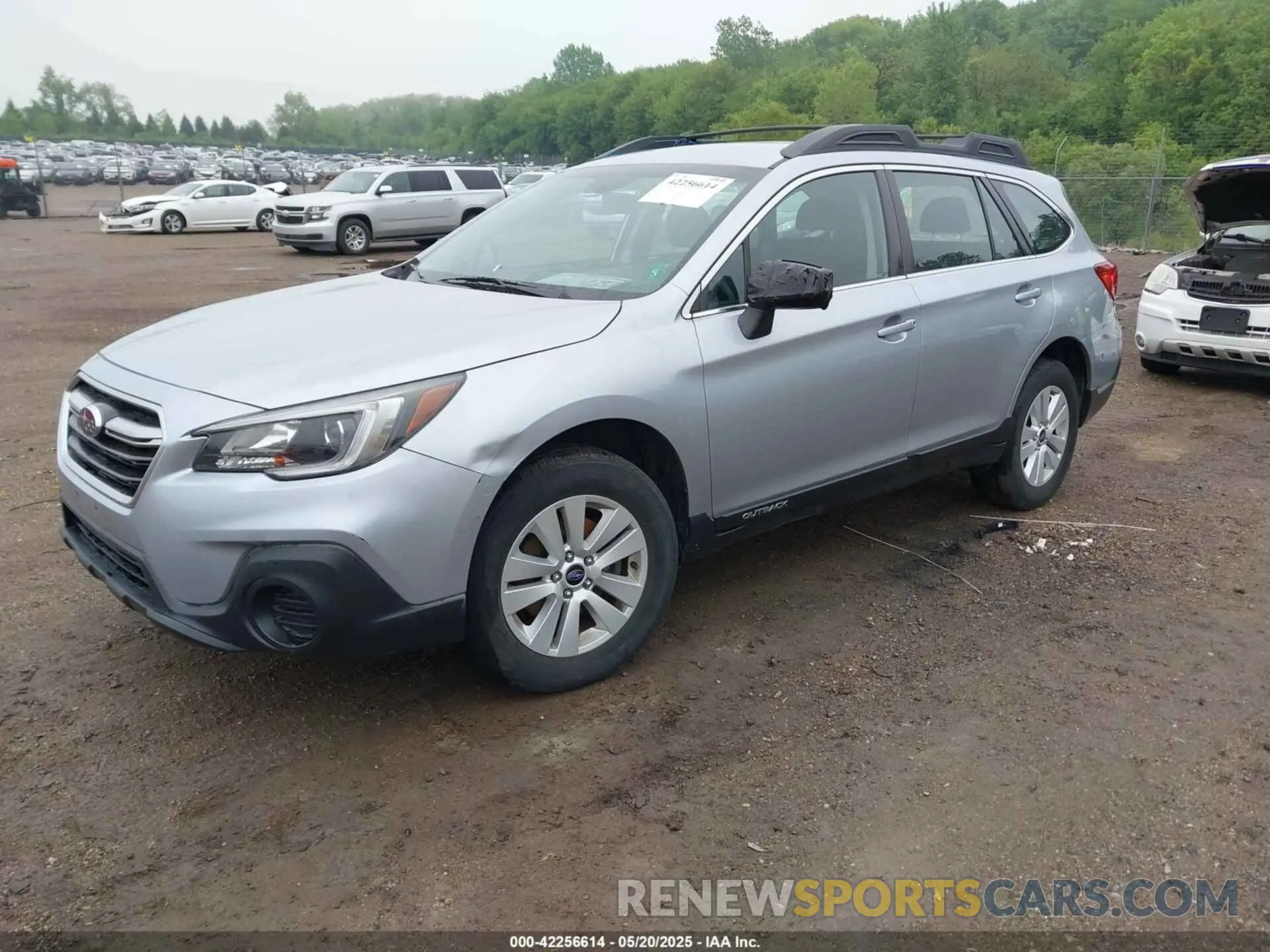 2 Photograph of a damaged car 4S4BSABC1K3372377 SUBARU OUTBACK 2019