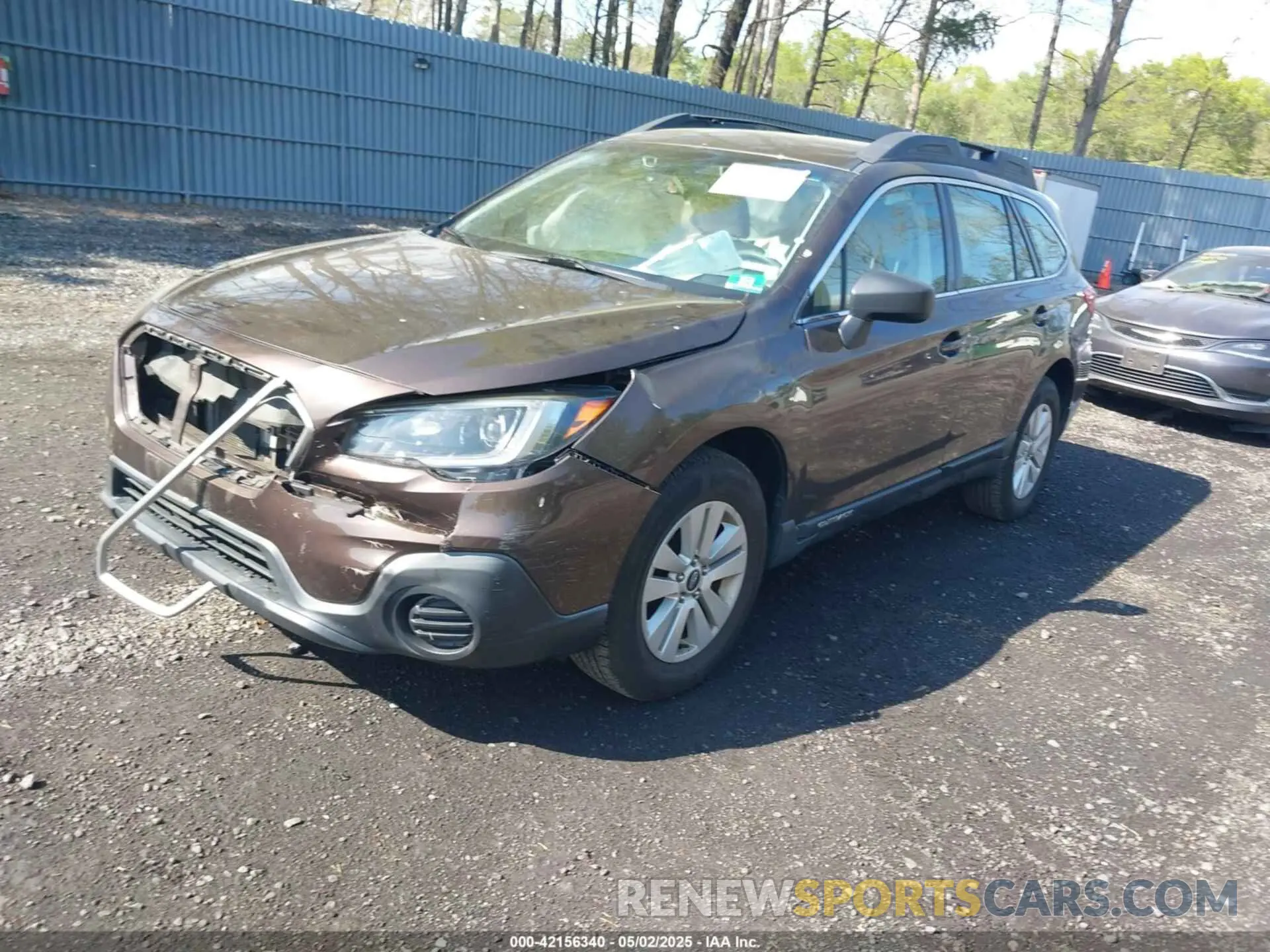 2 Photograph of a damaged car 4S4BSABC2K3203016 SUBARU OUTBACK 2019