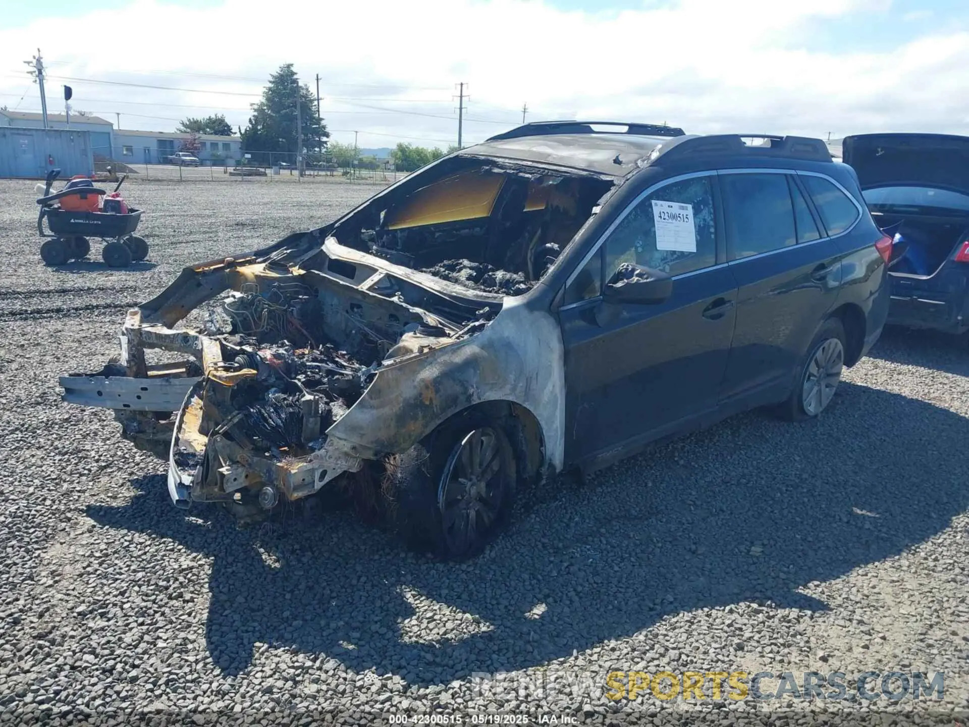 2 Photograph of a damaged car 4S4BSABC3K3216289 SUBARU OUTBACK 2019