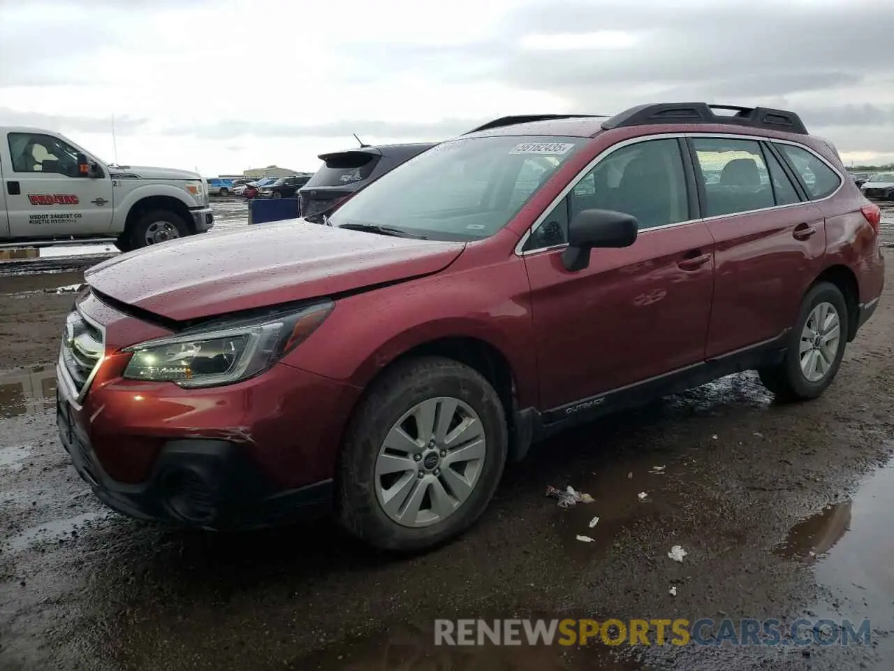 1 Photograph of a damaged car 4S4BSABC3K3270983 SUBARU OUTBACK 2019