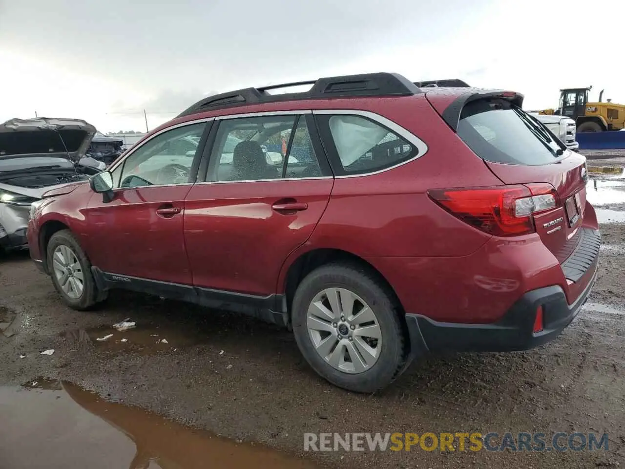 2 Photograph of a damaged car 4S4BSABC3K3270983 SUBARU OUTBACK 2019
