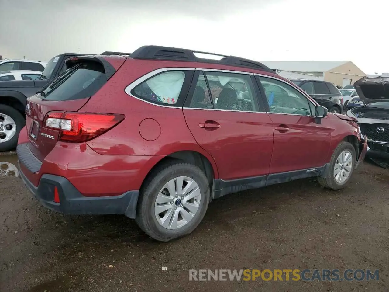 3 Photograph of a damaged car 4S4BSABC3K3270983 SUBARU OUTBACK 2019