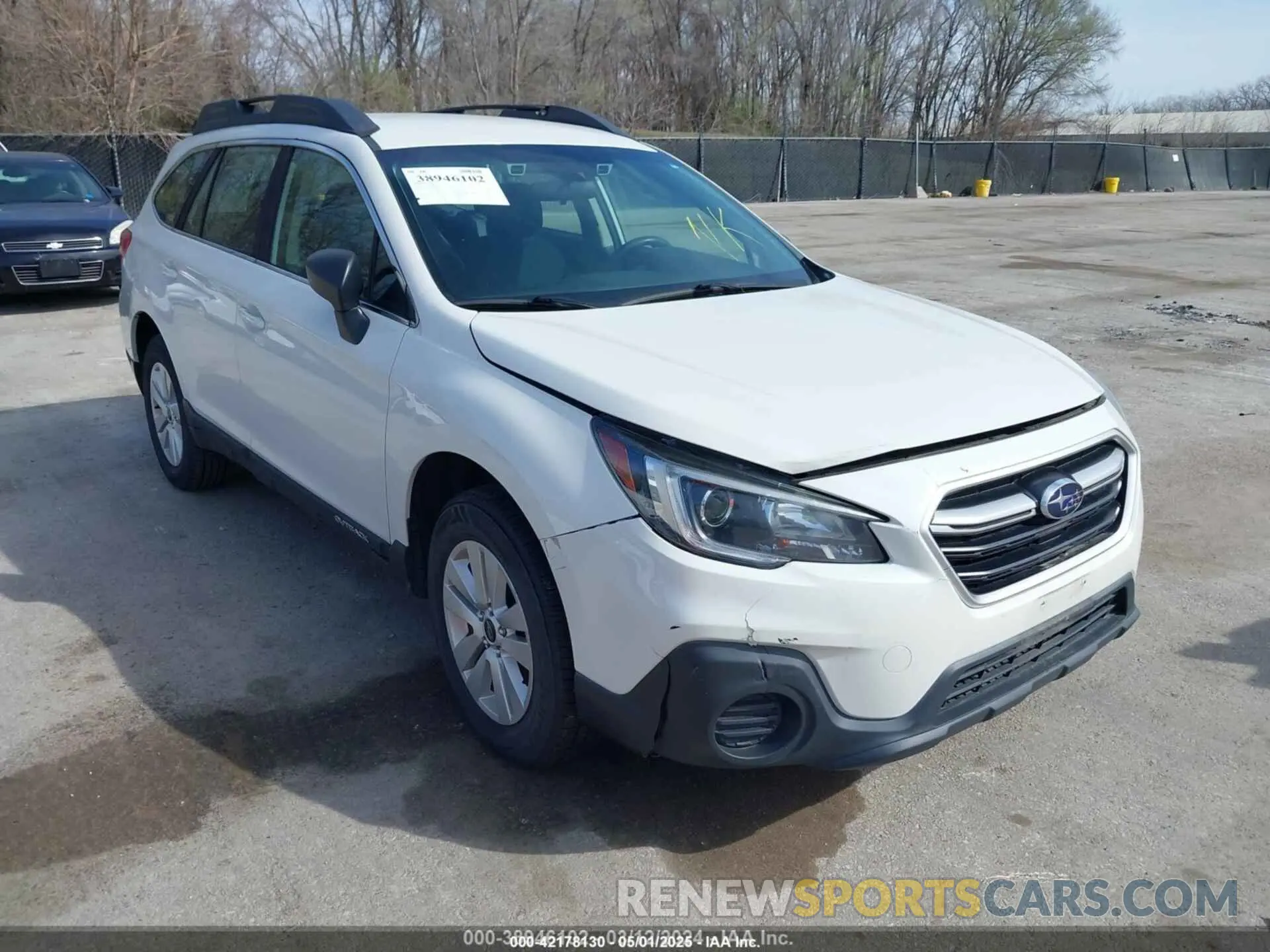 1 Photograph of a damaged car 4S4BSABC4K3237443 SUBARU OUTBACK 2019