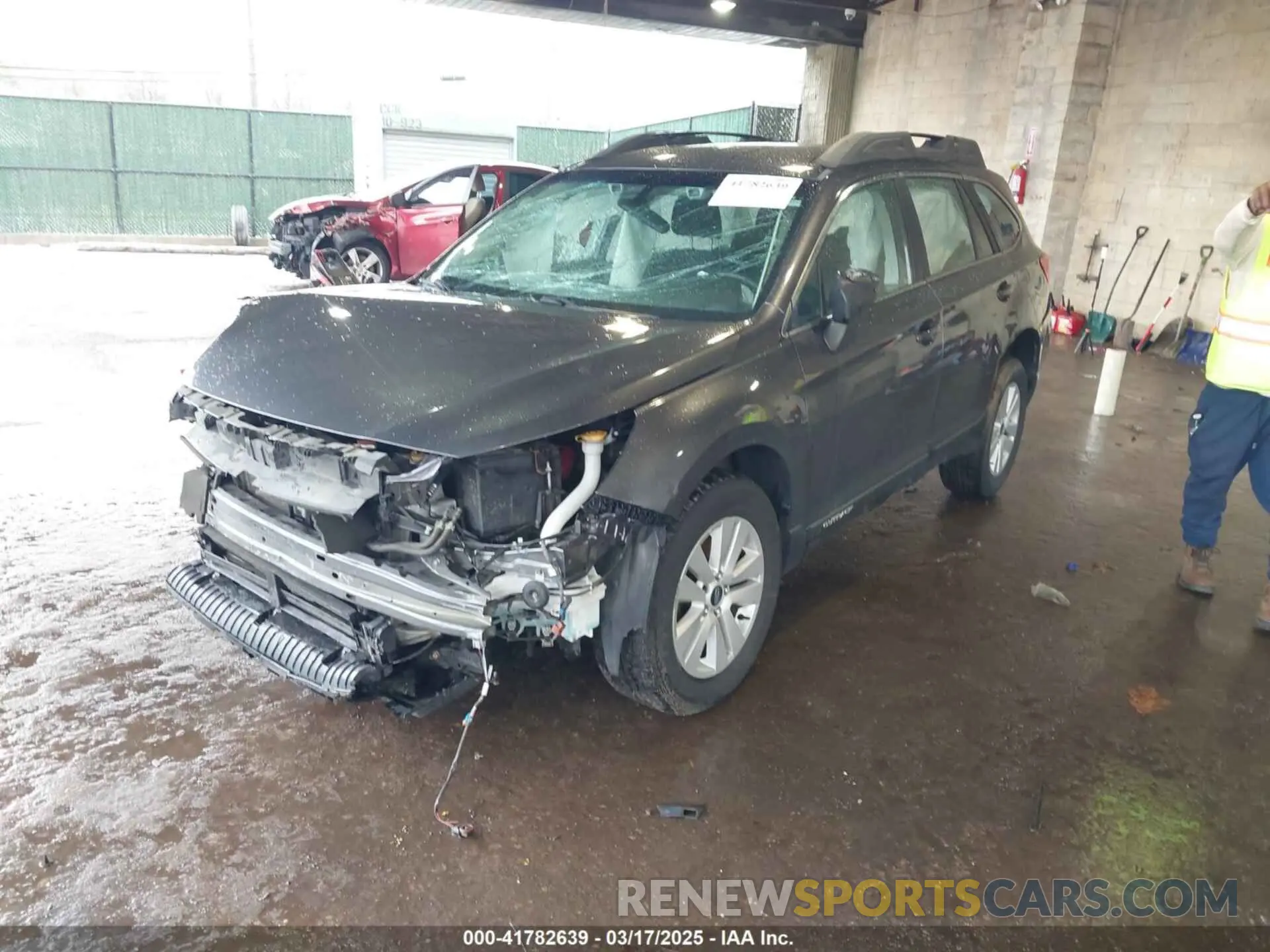 2 Photograph of a damaged car 4S4BSABC5K3337602 SUBARU OUTBACK 2019