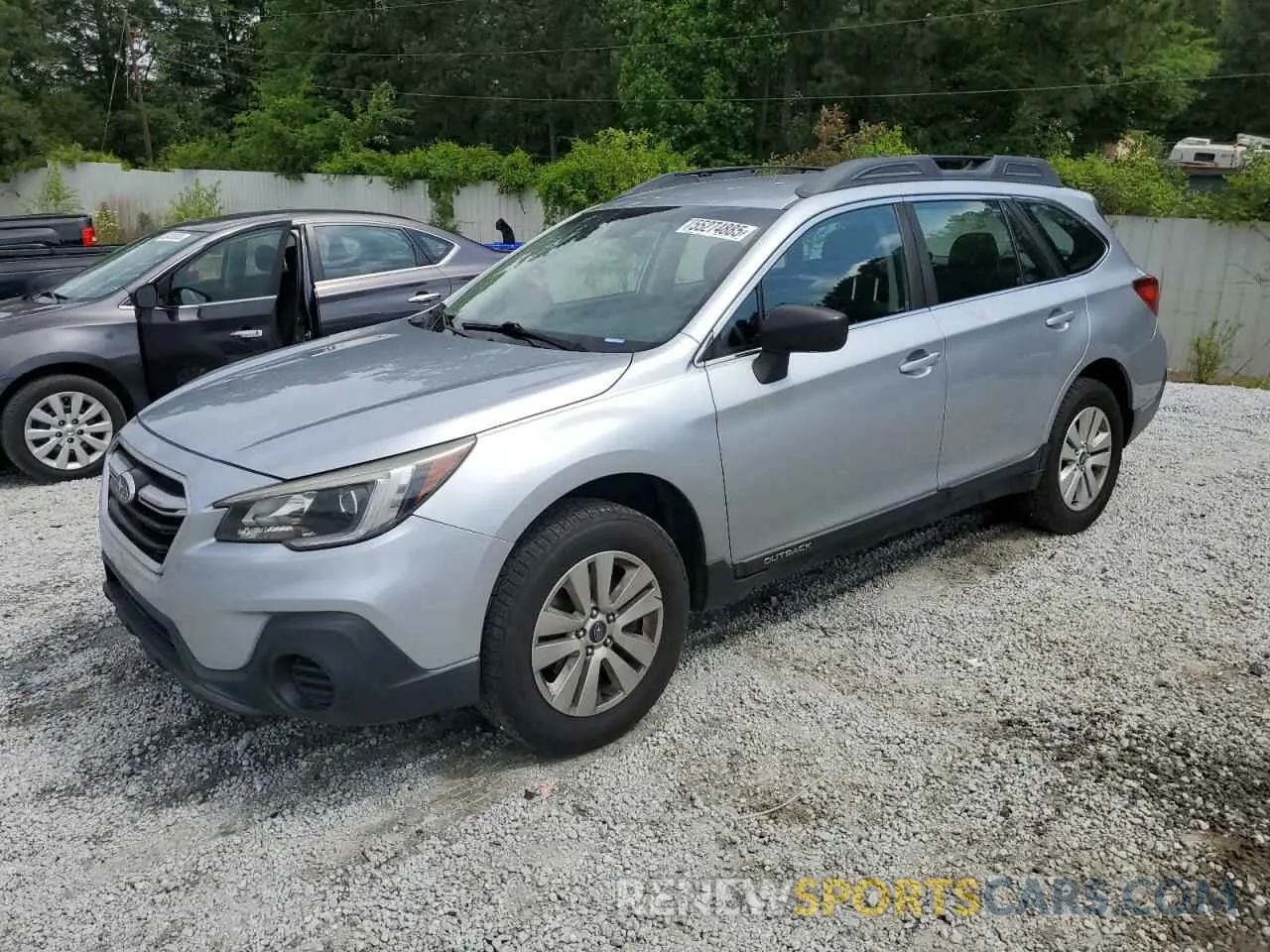 1 Photograph of a damaged car 4S4BSABC5K3341813 SUBARU OUTBACK 2019