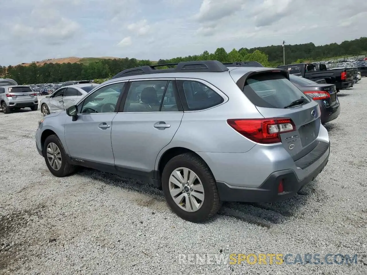 2 Photograph of a damaged car 4S4BSABC5K3341813 SUBARU OUTBACK 2019