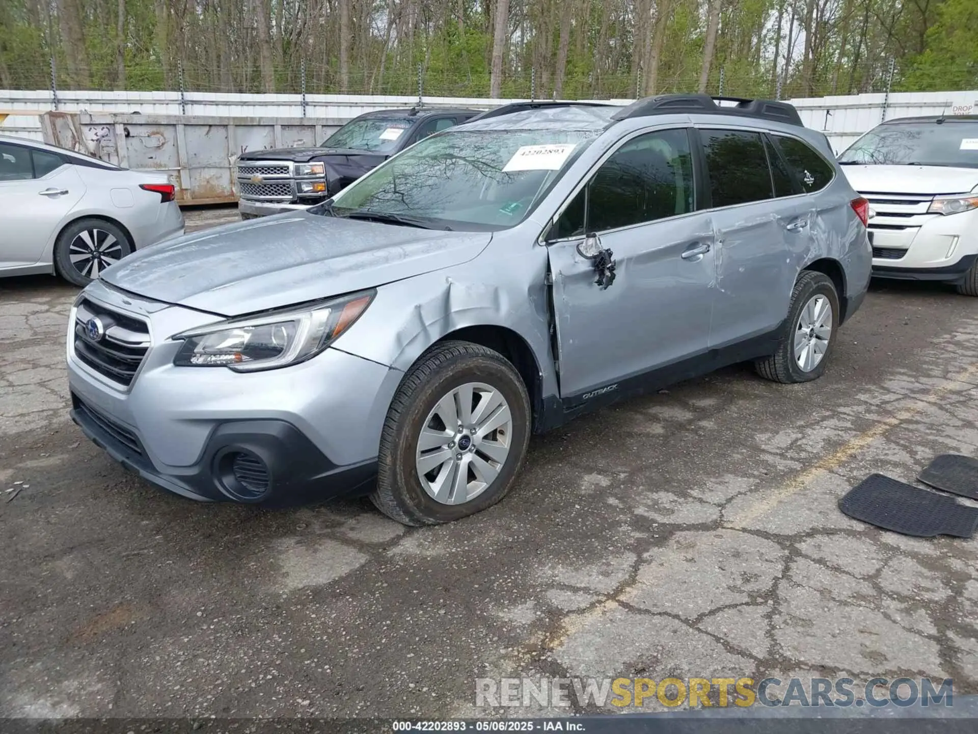 2 Photograph of a damaged car 4S4BSABC7K3259629 SUBARU OUTBACK 2019
