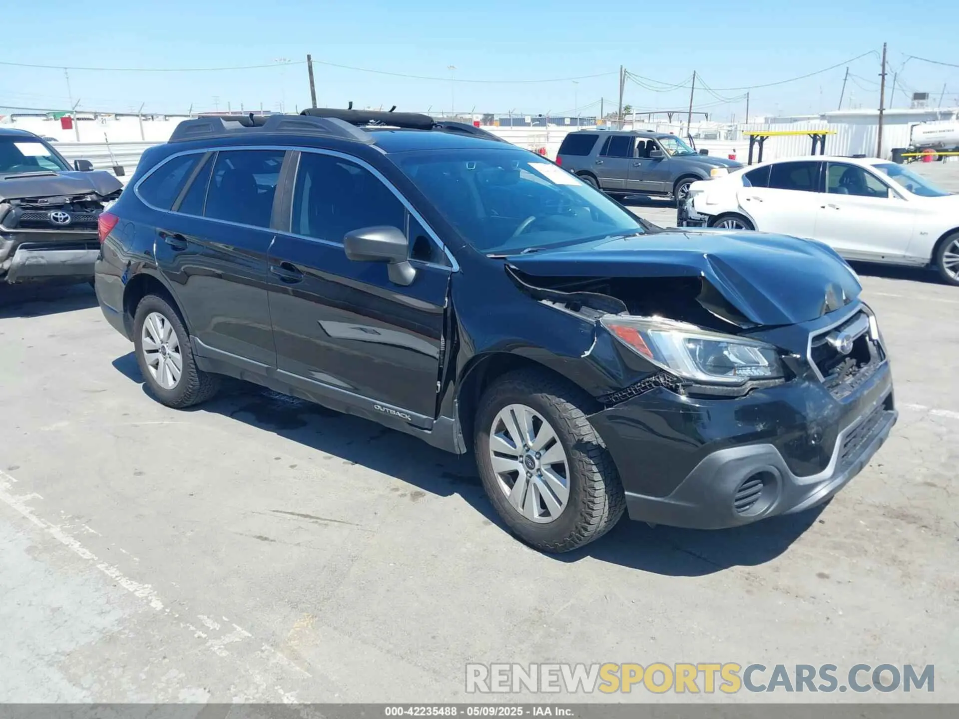 1 Photograph of a damaged car 4S4BSABC7K3388258 SUBARU OUTBACK 2019