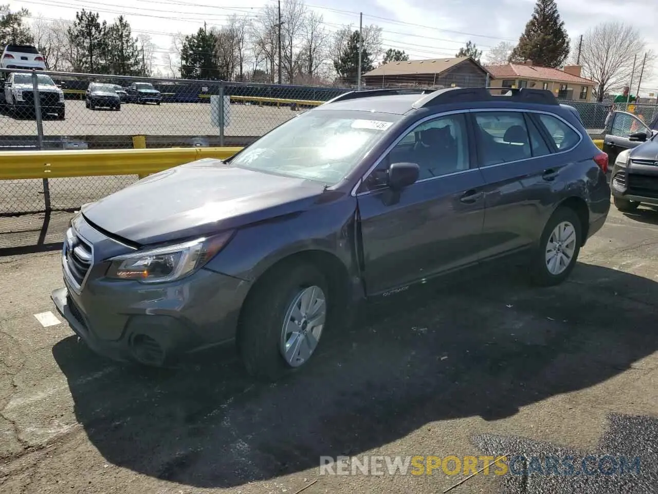 1 Photograph of a damaged car 4S4BSABC8K3265665 SUBARU OUTBACK 2019