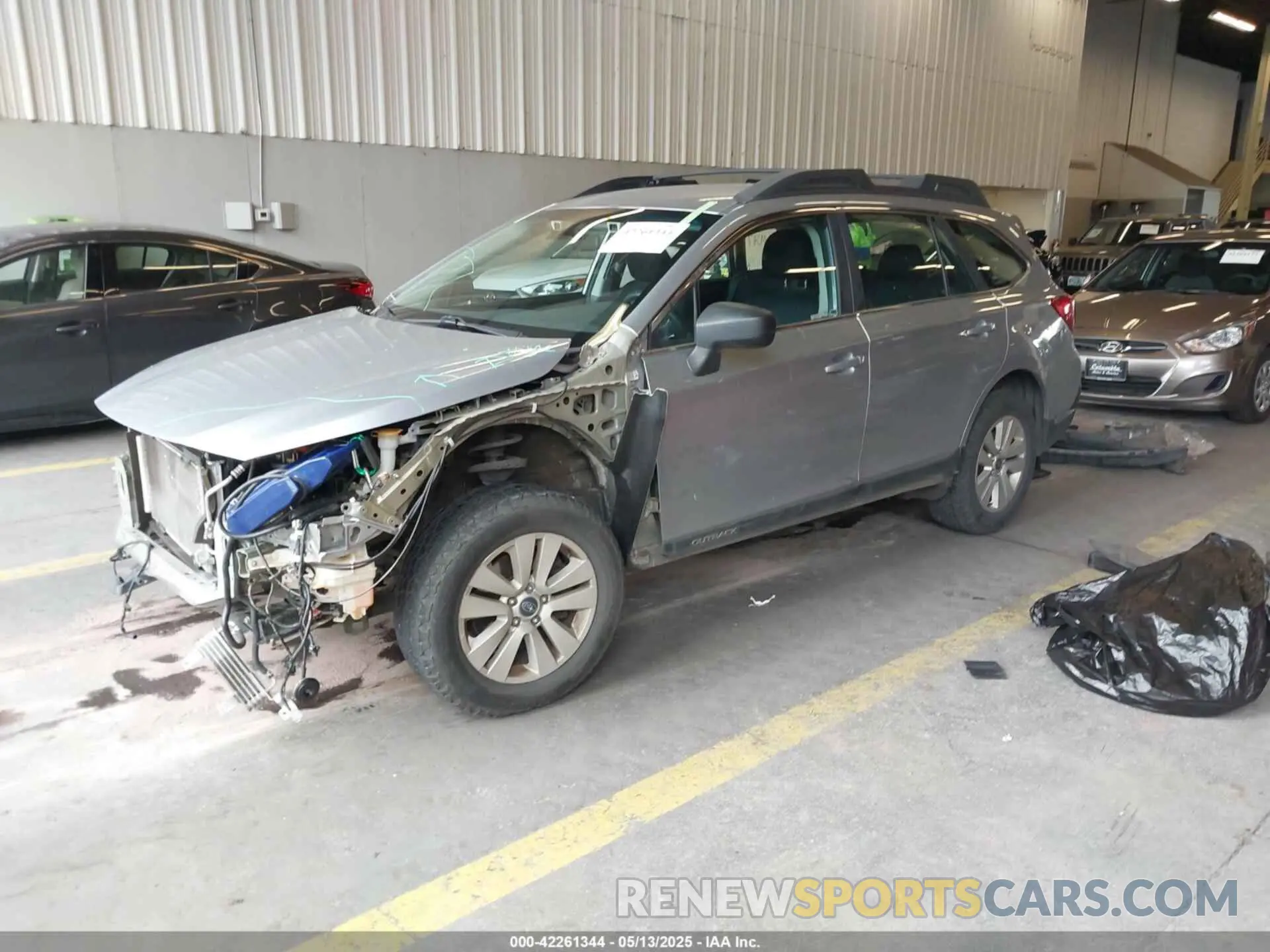 2 Photograph of a damaged car 4S4BSABC8K3288427 SUBARU OUTBACK 2019