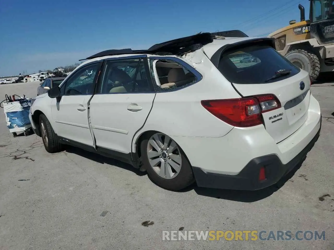2 Photograph of a damaged car 4S4BSABC9K3362468 SUBARU OUTBACK 2019