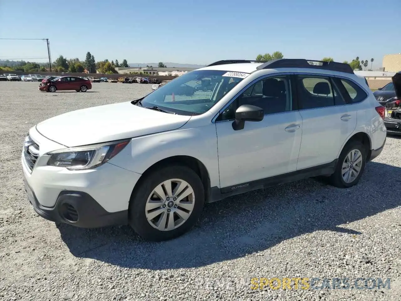 1 Photograph of a damaged car 4S4BSABC9K3375995 SUBARU OUTBACK 2019