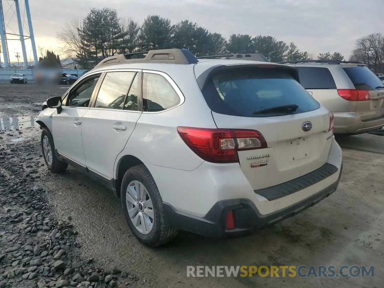2 Photograph of a damaged car 4S4BSABCXK3203748 SUBARU OUTBACK 2019