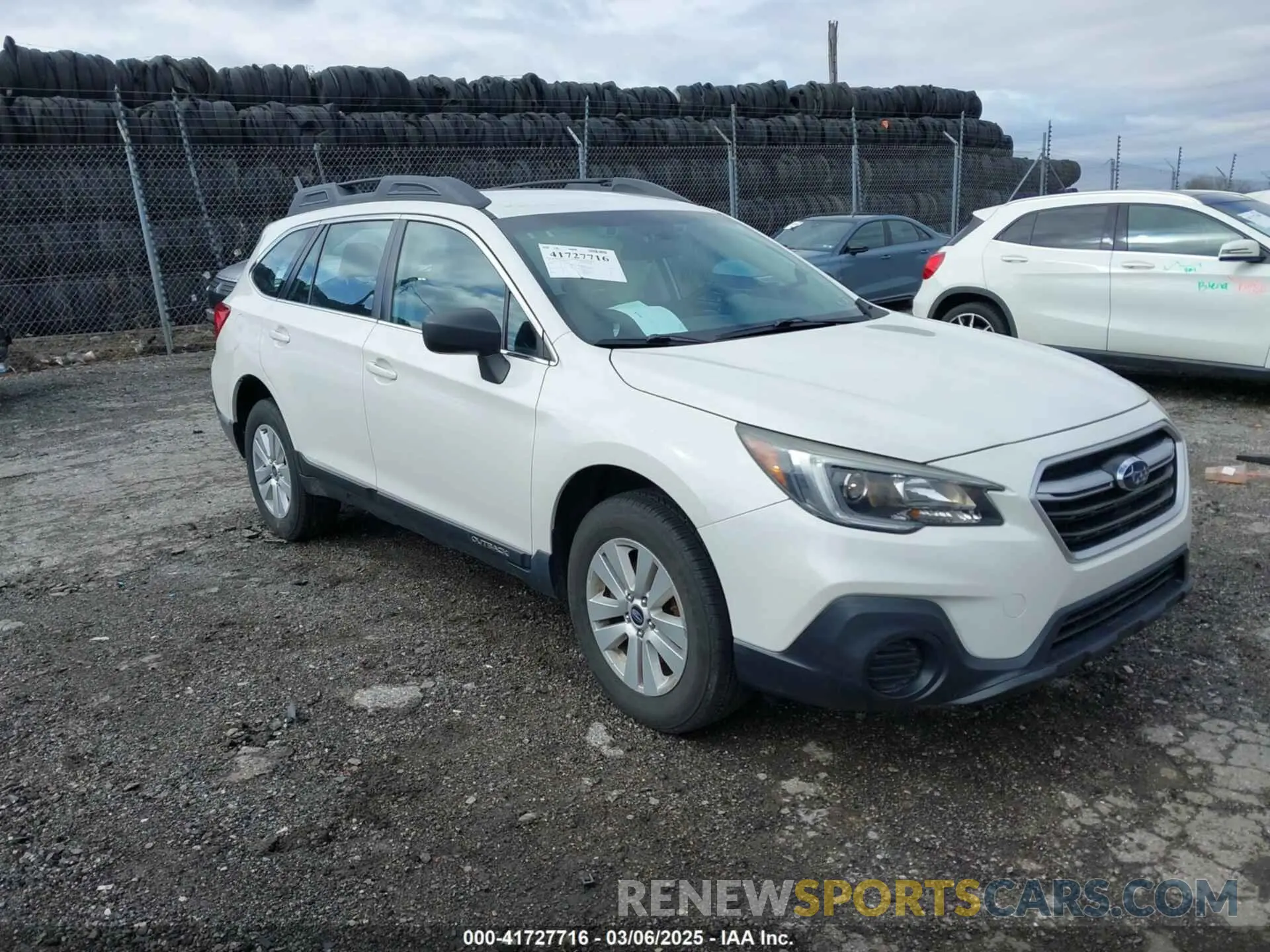 1 Photograph of a damaged car 4S4BSABCXK3283052 SUBARU OUTBACK 2019