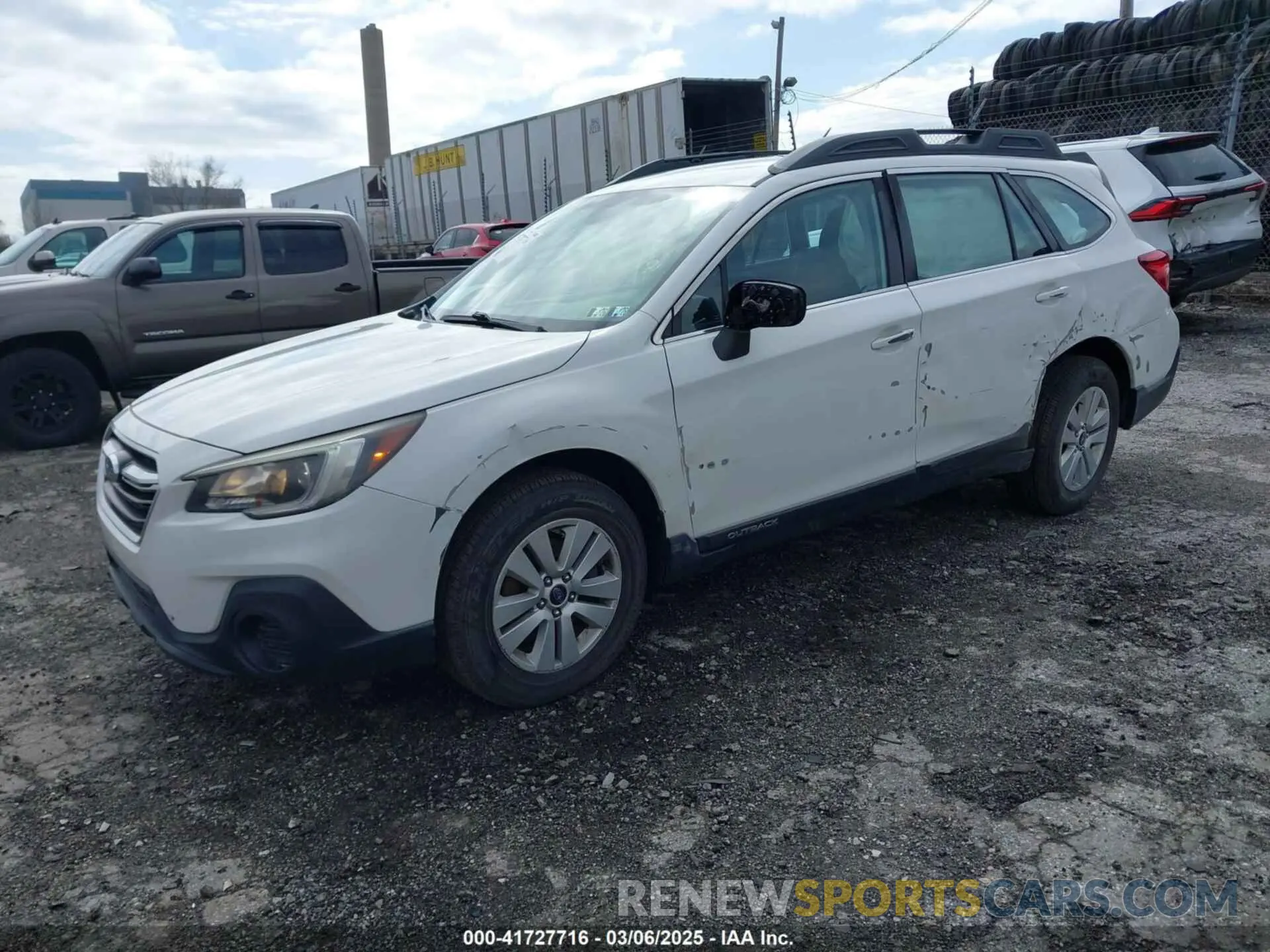2 Photograph of a damaged car 4S4BSABCXK3283052 SUBARU OUTBACK 2019